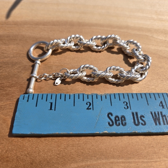 925 Silver Rope Bracelet - Picture 10 of 10